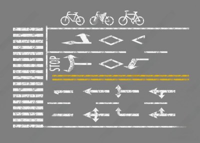 现代道路表线3D模型下载